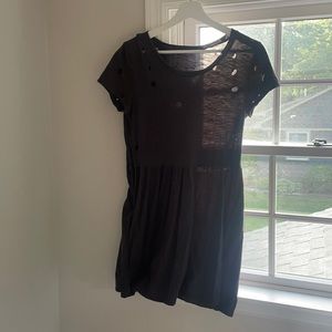 Distressed beach dress - xs